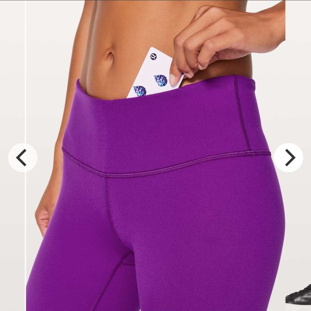 Lululemon Wunder Under Low-Rise Crop 21" *Full-On luon Luon